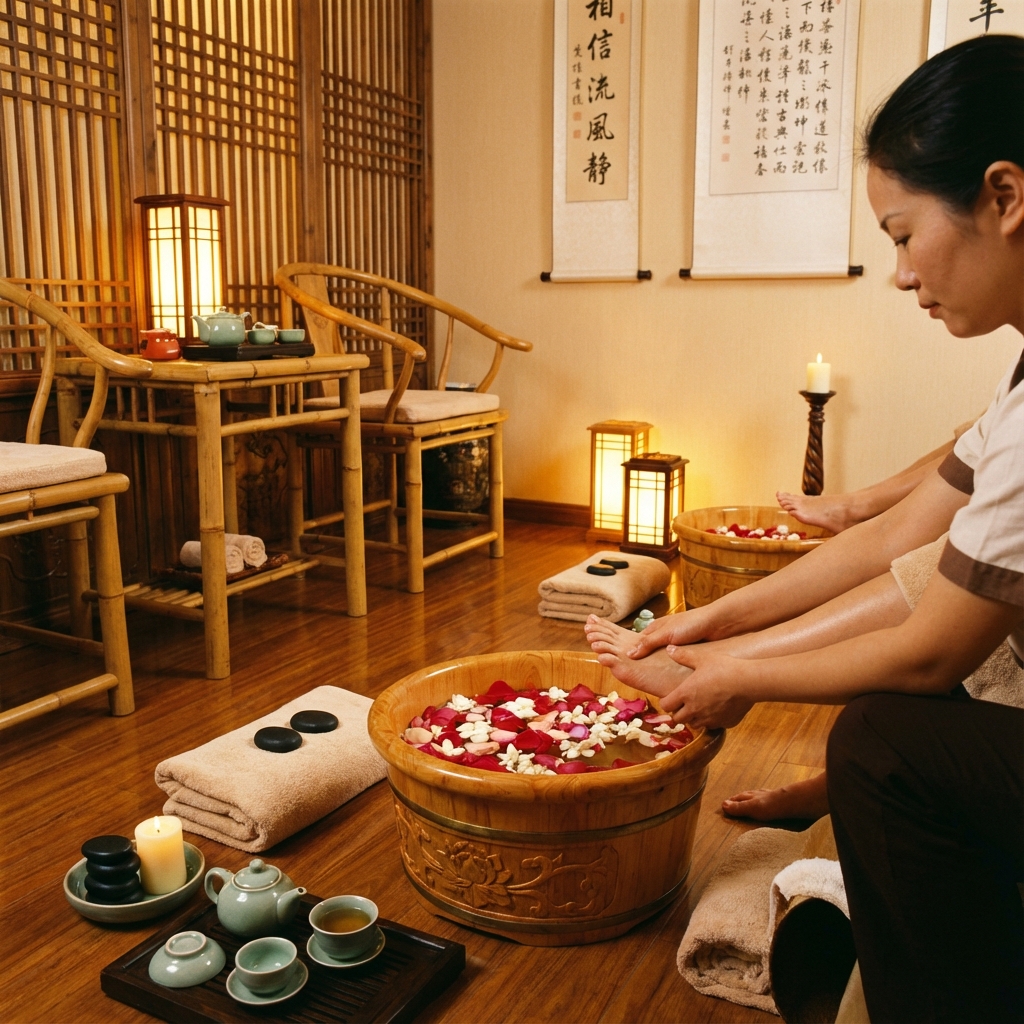 Fußreflexzonenmassage