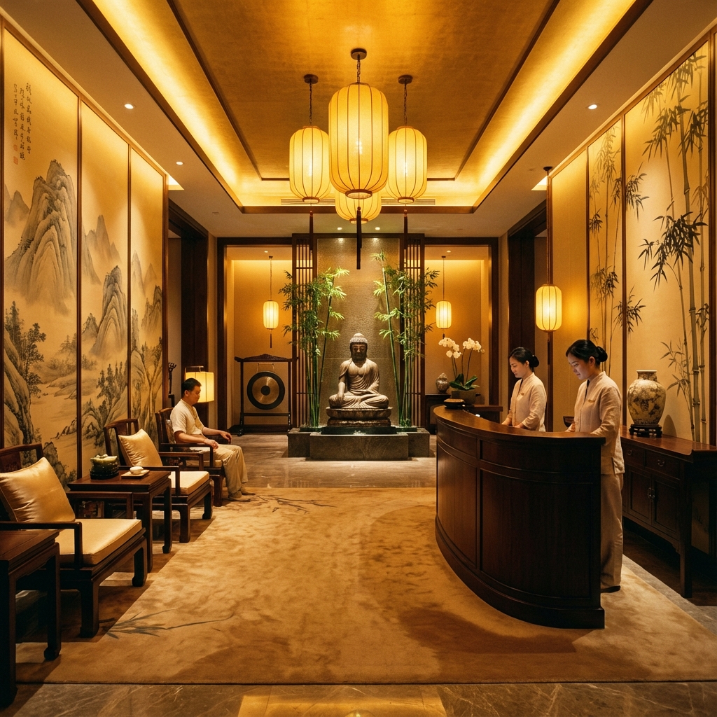 Empfang und Eingangsbereich China Well Massage Herrenberg